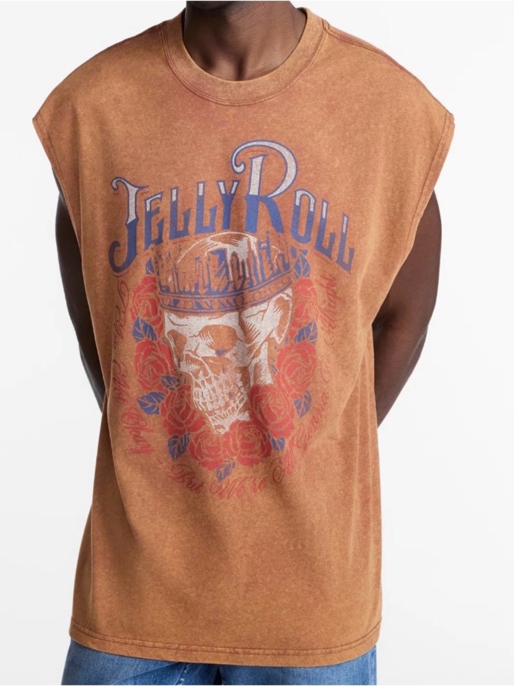 New Jelly Roll Heart of Stone Sleeveless Muscle Tank T-Shirt Size M